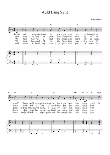 Auld Lang Syne (arr. Alex Nunes Rodrigues)