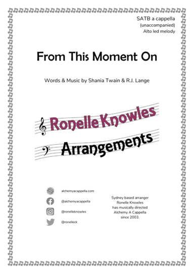 From This Moment On (arr. Ronelle Knowles)