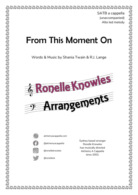From This Moment On (arr. Ronelle Knowles)
