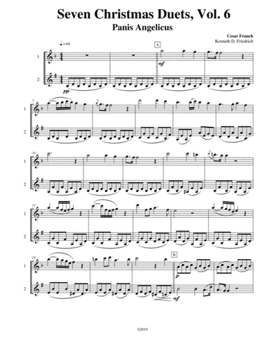 Seven Christmas Duets, Vol. 6 (arr. Kenneth D. Friedrich)
