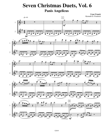 Seven Christmas Duets, Vol. 6 (arr. Kenneth D. Friedrich)
