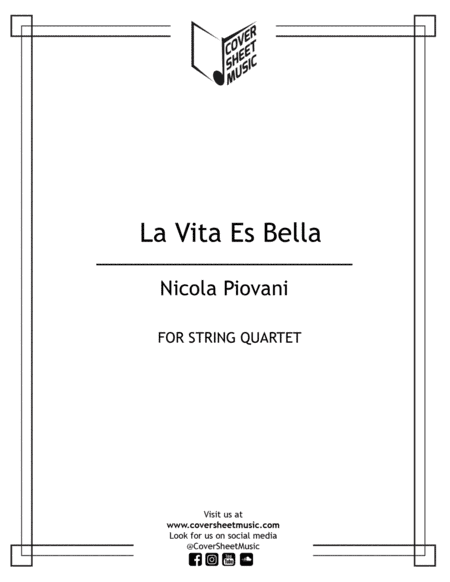 Life Is Beautiful (la Vita E Bella) (arr. Jose Quintana)