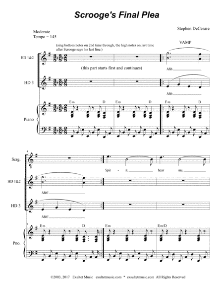 Scrooge's Final Plea
