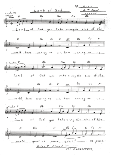 Catholic Mass,  Lamb Of God