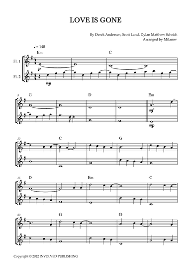 Love Is Gone (arr. Milanov)
