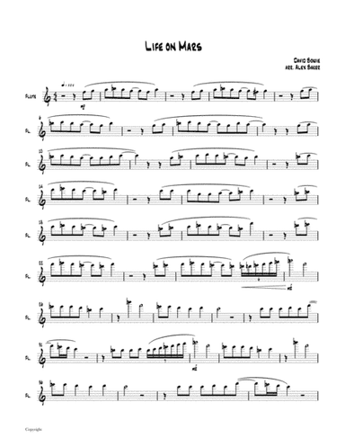 Life On Mars (arr. Alex Baker)
