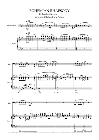 Bohemian Rhapsody (arr. Matthew pyeon)
