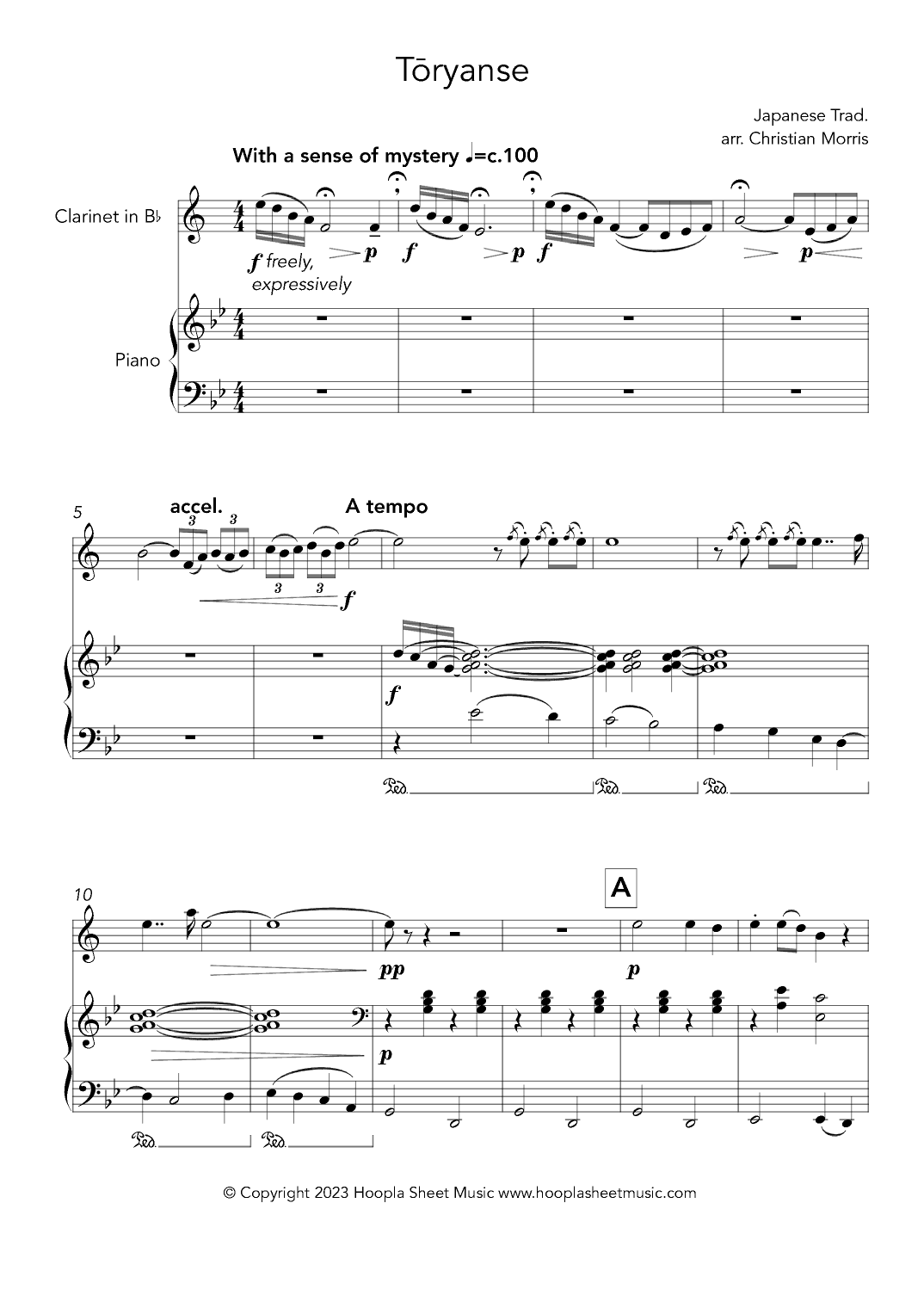 Tōryanse (通りゃんせ) (arr. Christian Morris)