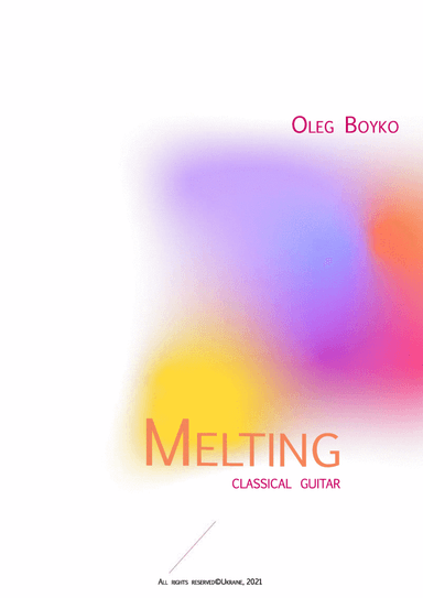 "Melting" for solo guitar