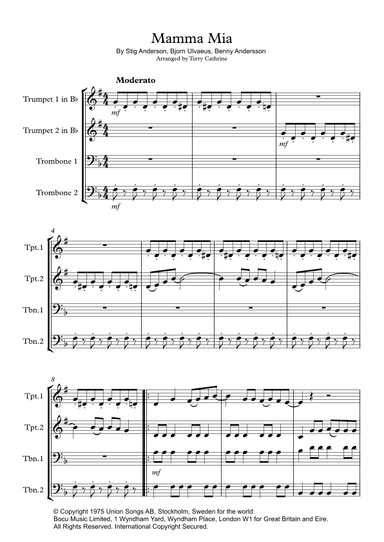 Mamma Mia (arr. Terry Cathrine)