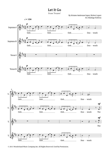 Let It Go (arr. Rodrigo Faleiros)