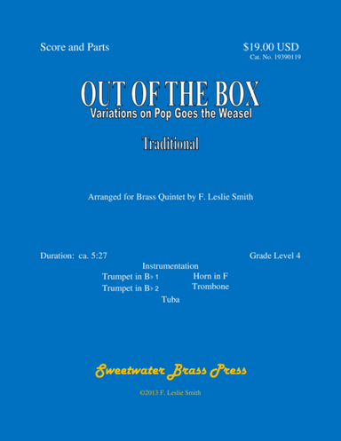 Out of the Box:  Variations on Pop Goes the Weasel (arr. F. Leslie Smith)