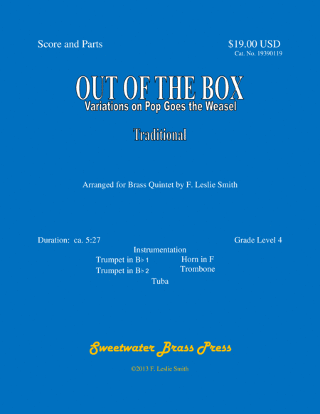 Out of the Box:  Variations on Pop Goes the Weasel (arr. F. Leslie Smith)