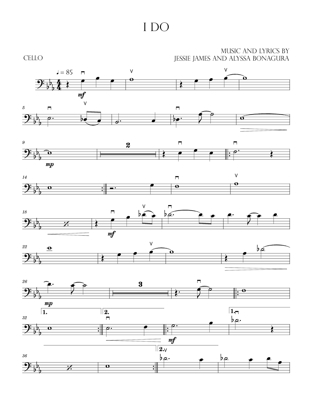 I Do (arr. David Lartey)