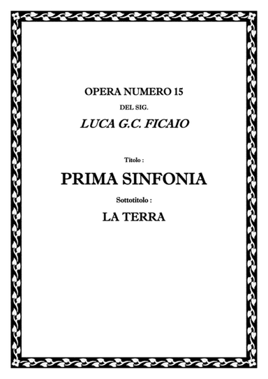 Prima sinfonia -LA TERRA
