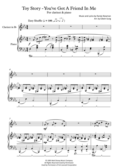 You've Got A Friend In Me (arr. Edwin Sung)