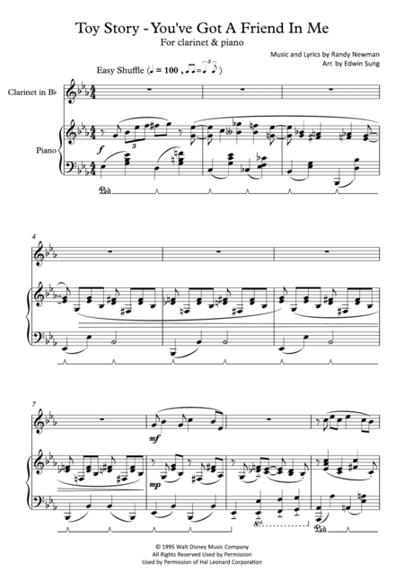 You've Got A Friend In Me (arr. Edwin Sung)