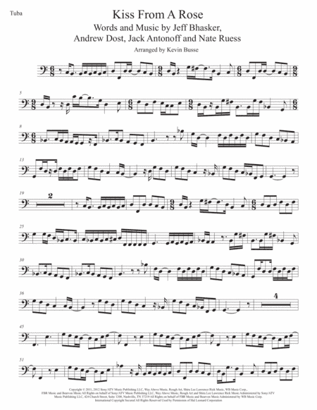 Kiss From A Rose (arr. Kevin Busse)