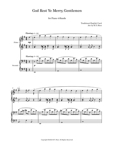 God Rest Ye Merry, Gentlemen (arr. H.Y. Shen)