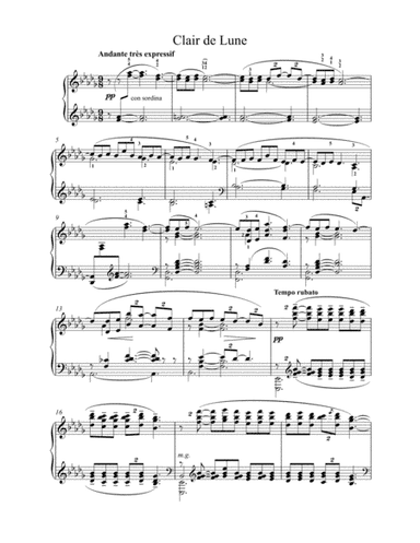 Clair de Lune (arr. Various)