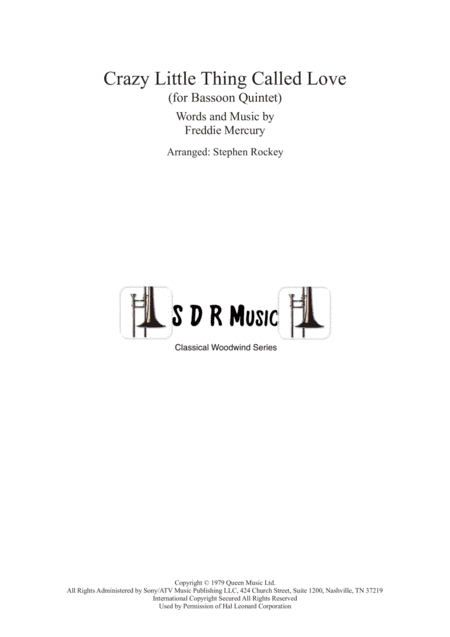 Crazy Little Thing Called Love (arr. Stephen Rockey)