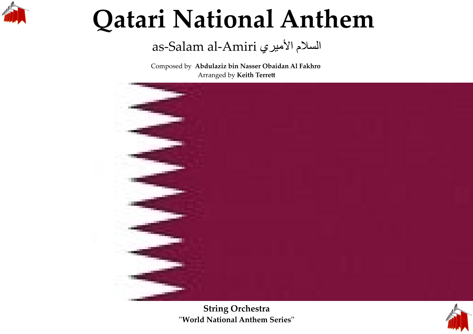 Qatari National Anthem for String Orchestra (World National Anthem Series) (arr. Keith Terrett)