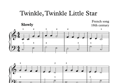 Twinkle, Twinkle Little Star (arr. Michał Pach)