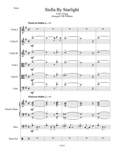 Stella By Starlight (arr. DB Williams)