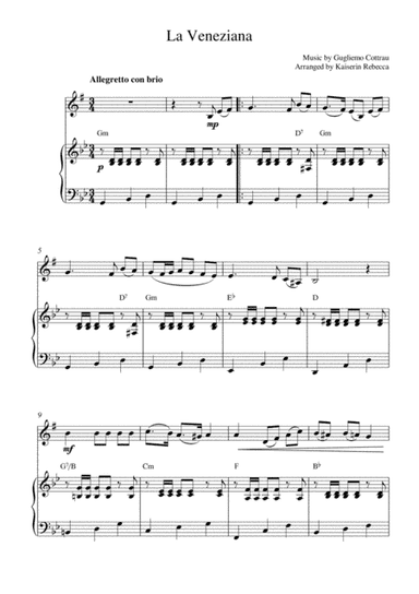 La Veneziana (arr. Kaiserin Rebecca)