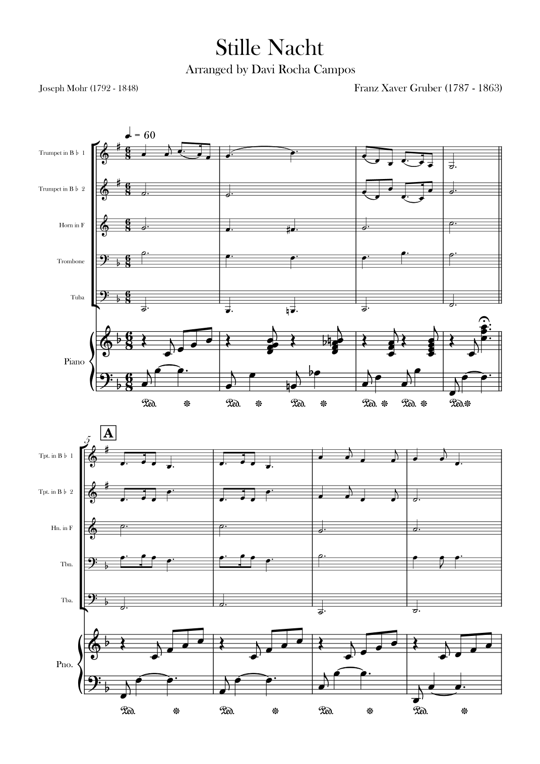 Stille Nacht (arr. Davi Rocha Campos)