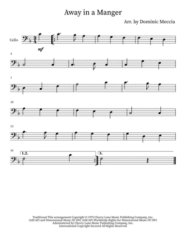 Away In A Manger (arr. Dominic Meccia)