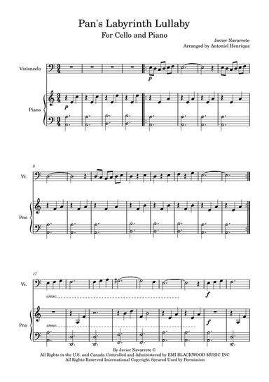 Pan's Labyrinth Lullaby (arr. Antoniel Henrique)