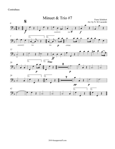 Minuet & Trio #7 (arr. Nick Lacanski)