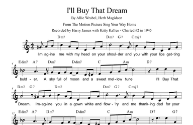 I'll Buy That Dream (arr. Paul Hemmer)