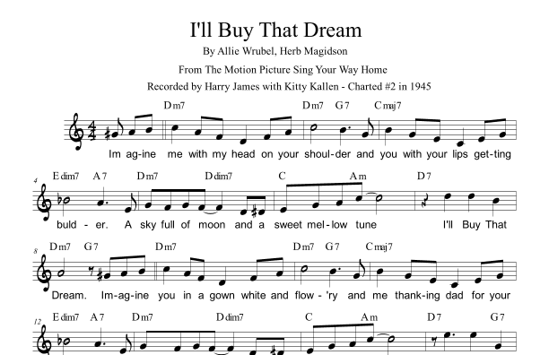 I'll Buy That Dream (arr. Paul Hemmer)