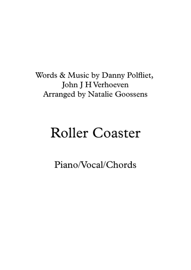 Roller Coaster (arr. Natalie Goossens)