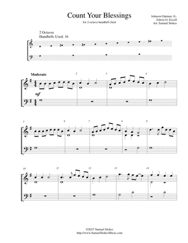 Count Your Blessings - for 2-octave handbell choir (arr. Samuel Stokes)