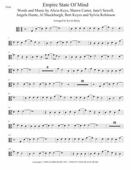Empire State Of Mind (arr. Kevin Busse)