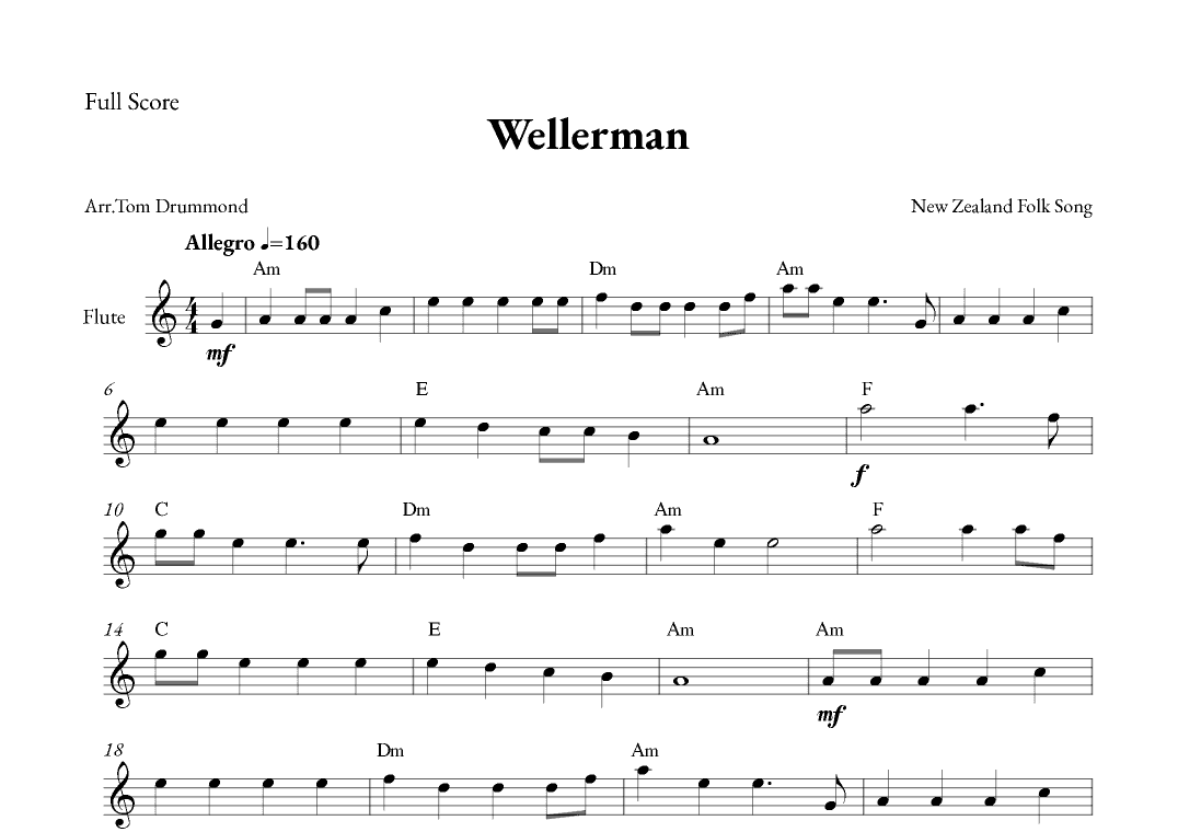 Wellerman (arr. Tom Drummond)