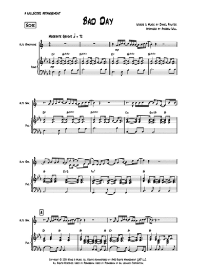 Bad Day (arr. Andrew Will)