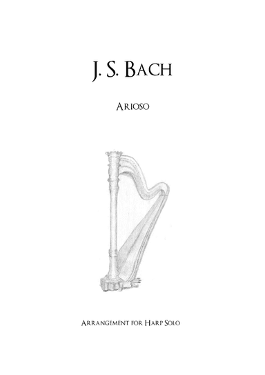 J. S. Bach - Arioso for Harp solo (arr. Angela Klöhn)