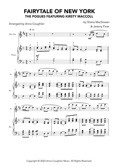 Fairytale Of New York (arr. Anna Coughlan)