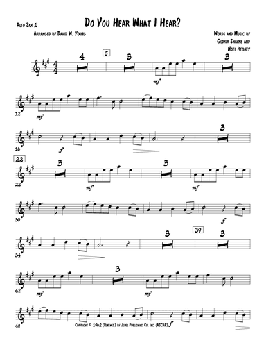 Do You Hear What I Hear (arr. David W. Young)