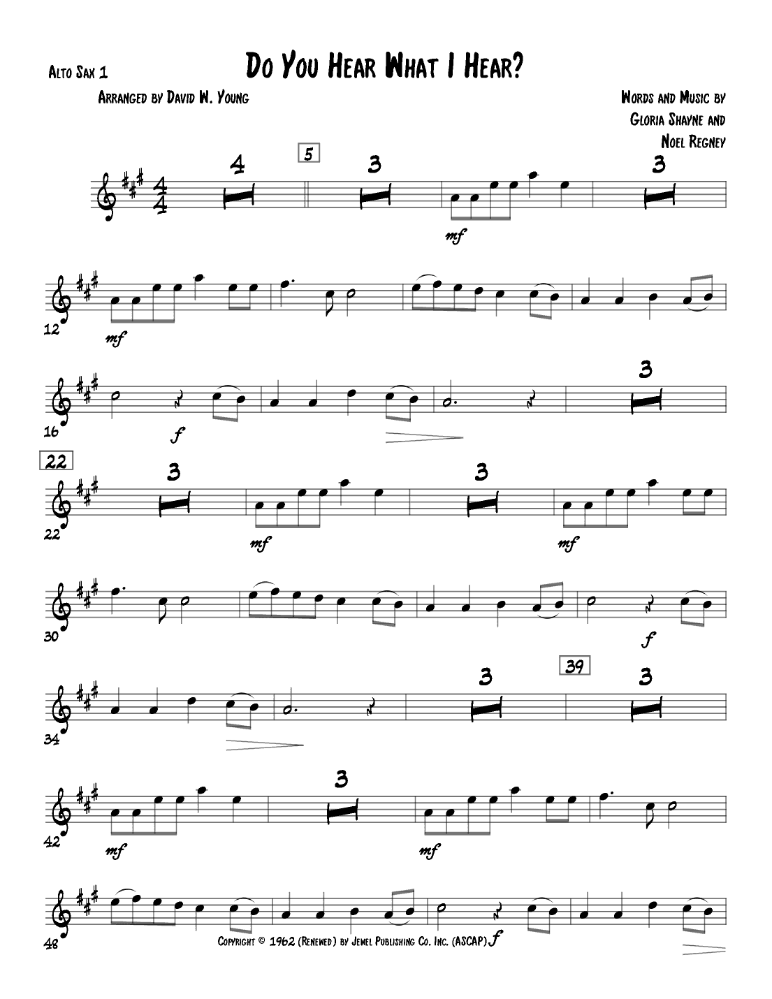 Do You Hear What I Hear (arr. David W. Young)