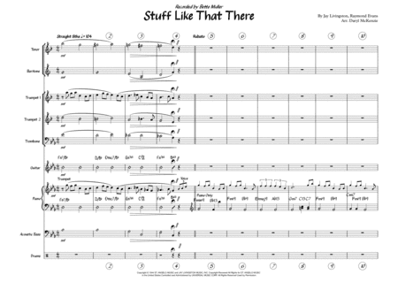Stuff Like That There (arr. Daryl McKenzie)