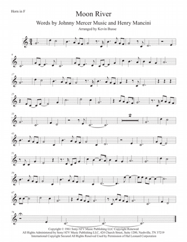 Moon River (arr. Kevin Busse)