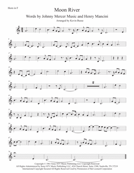 Moon River (arr. Kevin Busse)