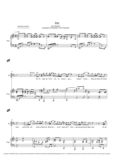 Iris (arr. Christopher John Chambers)