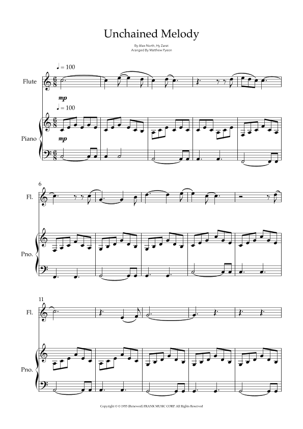 Unchained Melody (arr. Matthew pyeon)