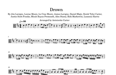 Drown (arr. Antoinette Carter)